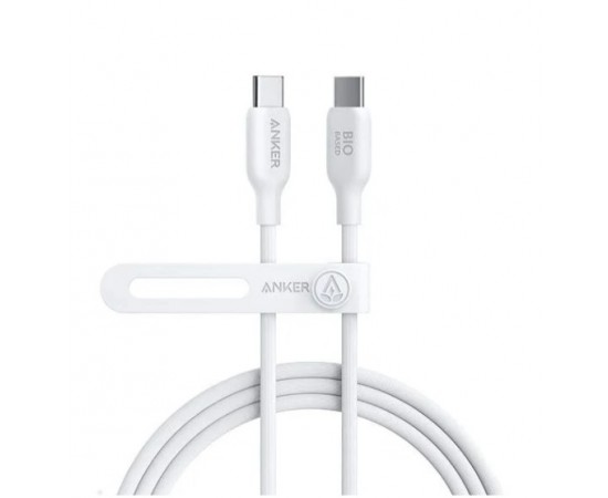 Anker 544 USB-C to USB-C Cable 140W (Bio-Based) (/3ft) A80F1H31 - White