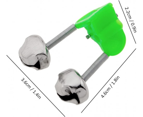 Fishing Rod Alarm Bells with Plastic Clip 1Pcs