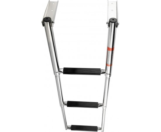 Amarine Made 3 Step Stainless Steel Telescoping Boat Ladder Swim Step