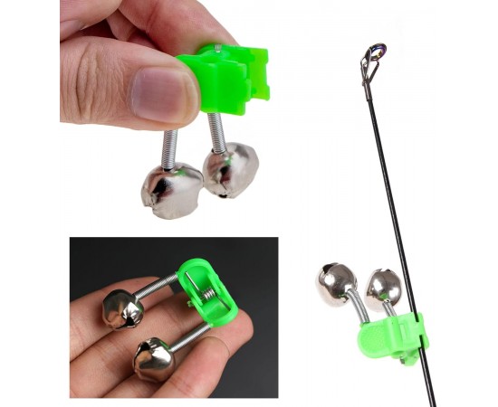 Fishing Rod Alarm Bells with Plastic Clip 1Pcs