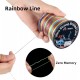 RUNCL Ultra Strong Braided Line - 500M - 0.40mm - 70lbs - 31.8KG - Multicolor 1 Meter Color