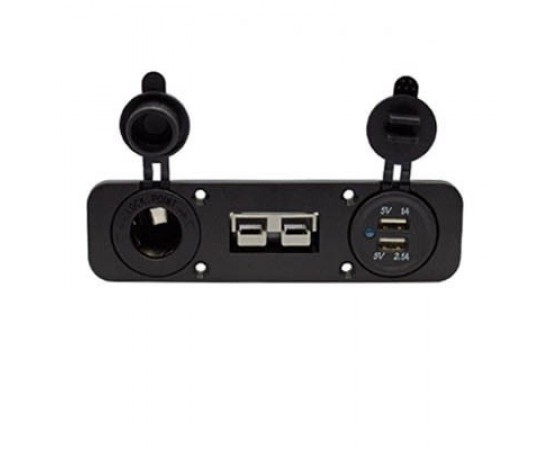 Power Socket 12V - USB 3.1A - Anderson plug 50A CODE #1146